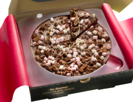 Rocky Road Chocolate Pizza